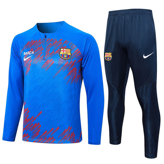 Barcelona Blue Halfzip Tracksuit 24/25