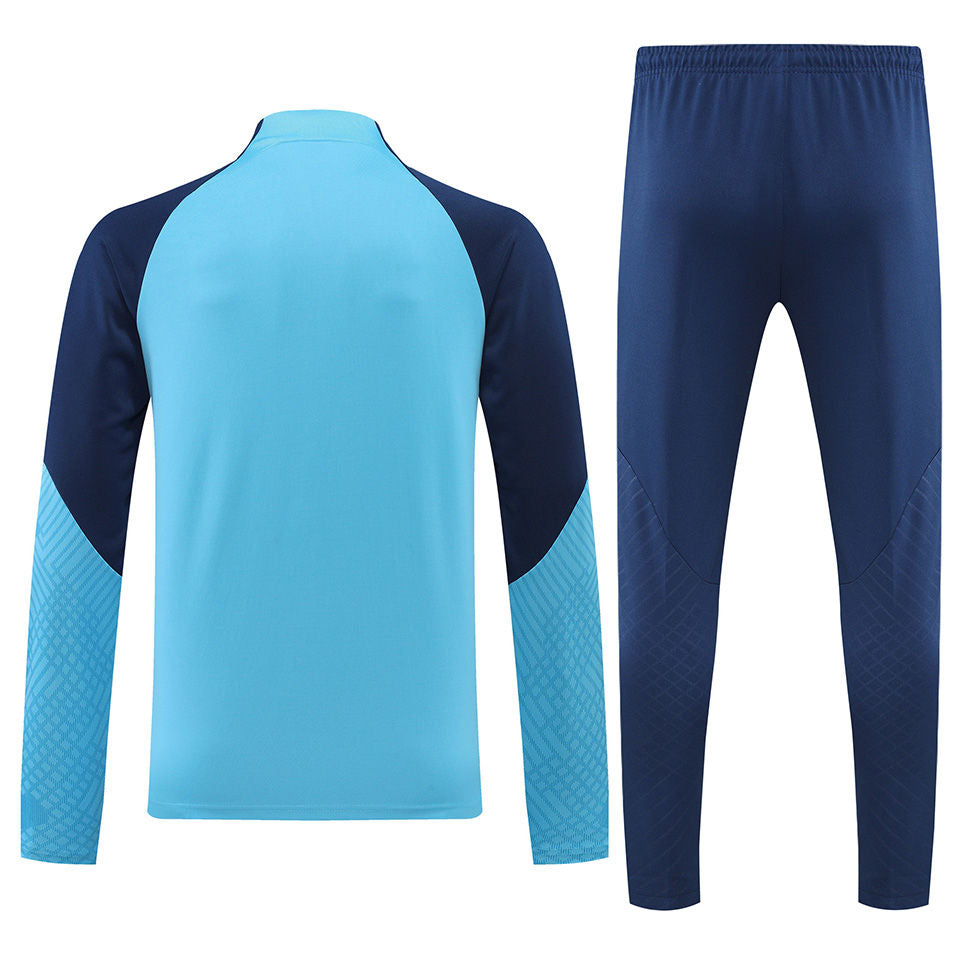 Atletico Madrid Blue Halfzip Tracksuit 22/23