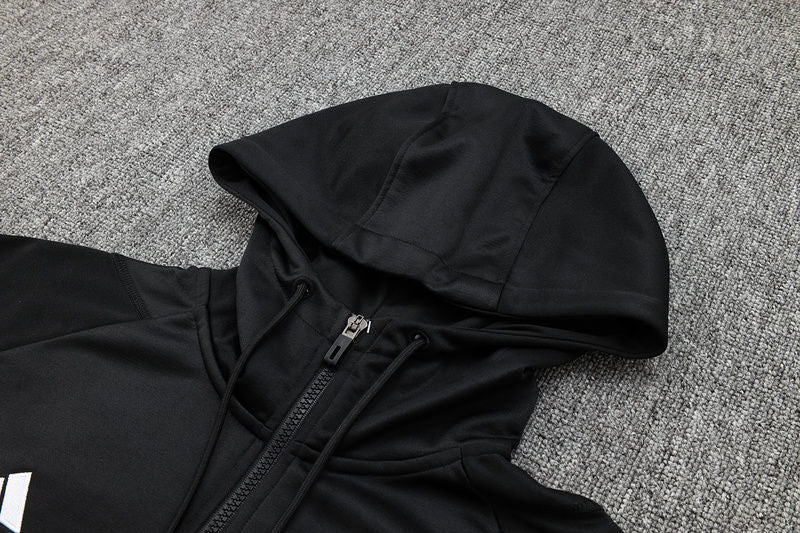 Real Madrid Black Hoody Tracksuit 23/24